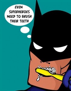 tanden poetsen batman
